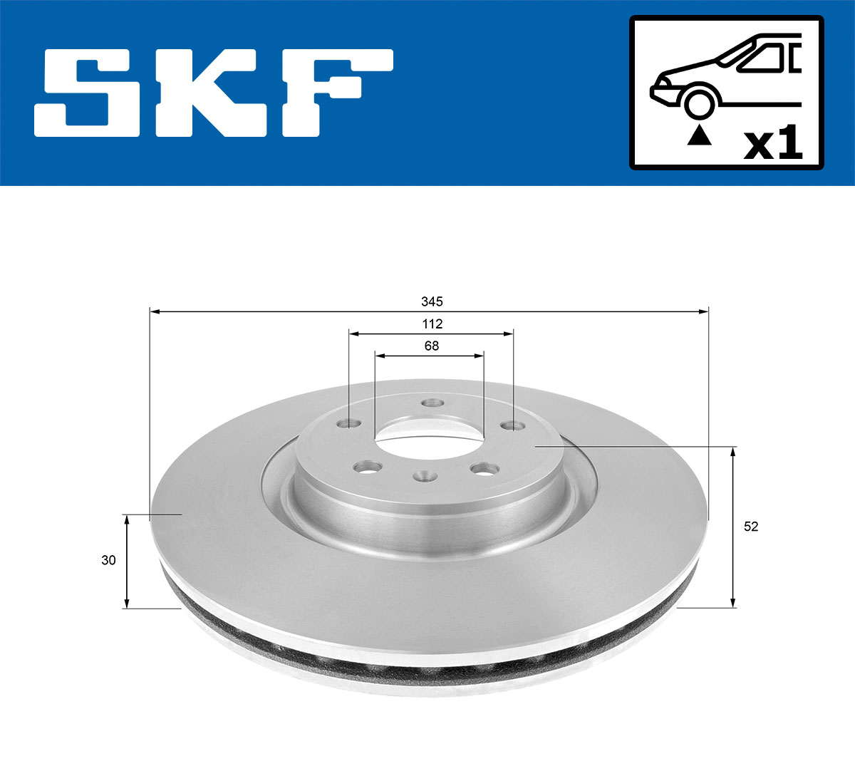 SKF VKBD 80286 V1 Disc frana